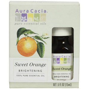 Aura Cacia - Essential Oil Sweet Orange Boxed, 0.5 oz - Pack of 1