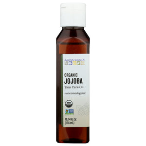 Aura Cacia - Skin Care Oil Jojoba Organic, 4 Fl Oz - Pack of 1