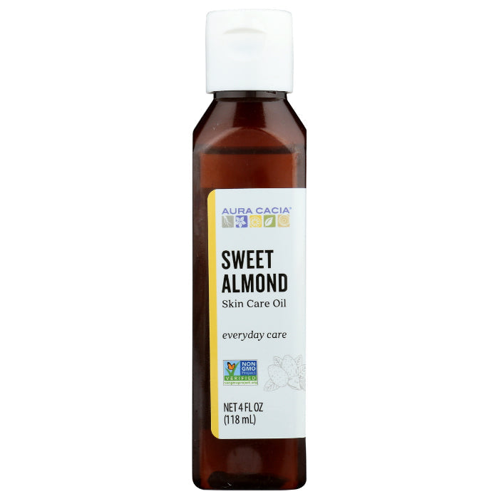 Aura Cacia - Skin Care Oil Sweet Almond, 4 Oz - Pack of 1