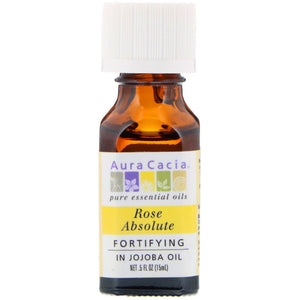 Aura Cacia - Precious Essential Oil Rose Absolute, 0.5 Oz - Pack of 1