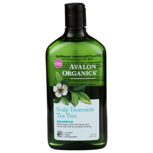 Avalon Organics - Shampoo Tea Tree Treatment, 11 oz - Pack of 1