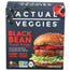 Actual Veggies - Black Bean Veggie Burger, 12oz