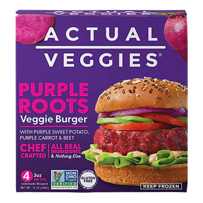 Actual Veggies - Veggie Burger, 12oz