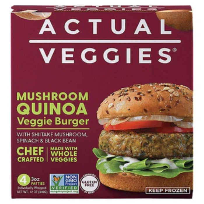 Actual Veggies - Veggie Burger, 12oz