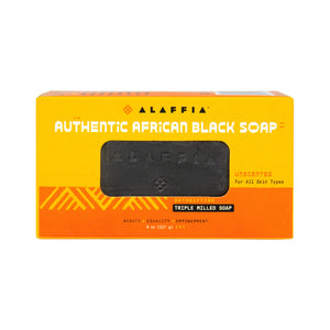 Alaffia - Soap Bar African Unscented, 8 Oz - Pack of 4