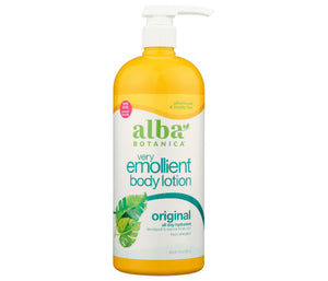 Alba Botanica - Emollient Body Lotion, 32 Oz - Pack of 1