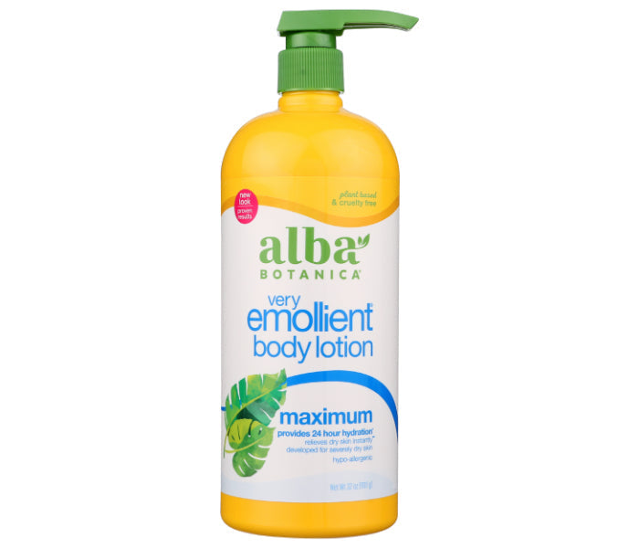Alba Botanica - Emollient Body Lotion for Dry Skin 32 Oz