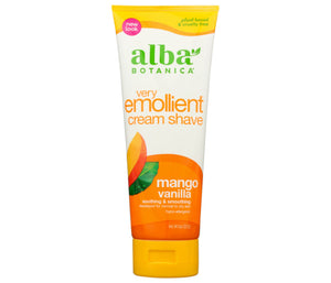 Alba Botanica - Shave Cream Mango Vanilla, 8 Oz - Pack of 1
