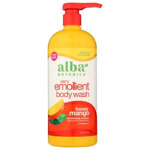 Alba Botanica - Shower Gel Honey Mango, 32 Oz (Pack of 1)