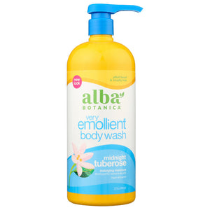 Alba Botanica - Shower Gel Midnight Tuberose, 32 Oz (Pack of 1)