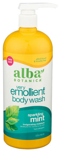Alba Botanica - Shower Gel Sparkling Mint 32 Oz