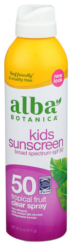 Alba Botanica - Sunscreen SPF 50 Kids Clear 5 Oz