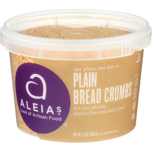 Aleia's - Plain Gluten-Free Bread Crumbs, 13 Oz | Pack of 12
