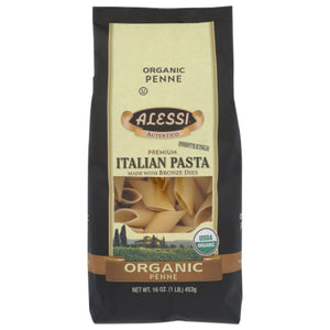 Alessi - Organic Penne Pasta, 16 Oz - Pack of 6