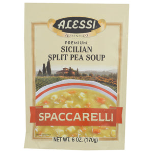 Alessi - Split Pea Soup Mix, 6 Oz - Pack of 6