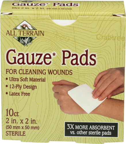 All Terrain - Gauze Pads 10 Pc