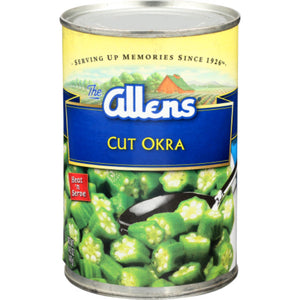 Allens - Cut Okra, 14.5 Oz - Pack of 12