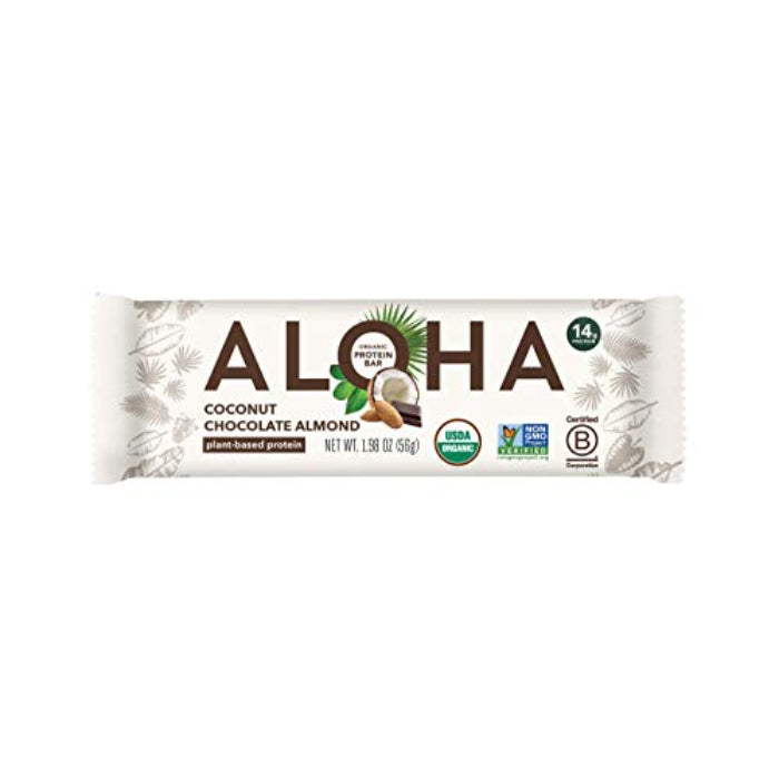 Aloha Coconut Chocolate Almond Protein Bar 1.98 Oz