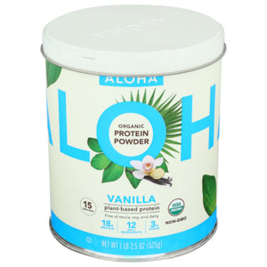 Aloha - Protein Powder Vanilla, 15.9 Oz - Pack of 1