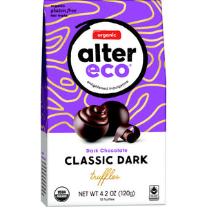 Alter Eco - Chocolate Truffle Black Organic, 4.2 Oz (Pack of 8)