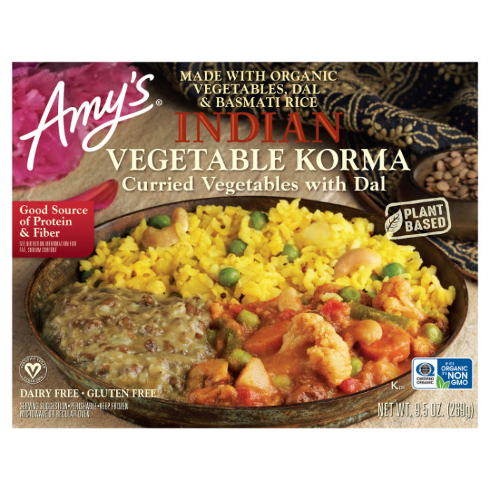 Amy's - Plant-Based Indian Vegetable Korma, 9.5oz