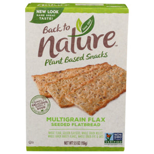 Back To Nature - Multigrain Flaxseed Crackers, 5.5 oz