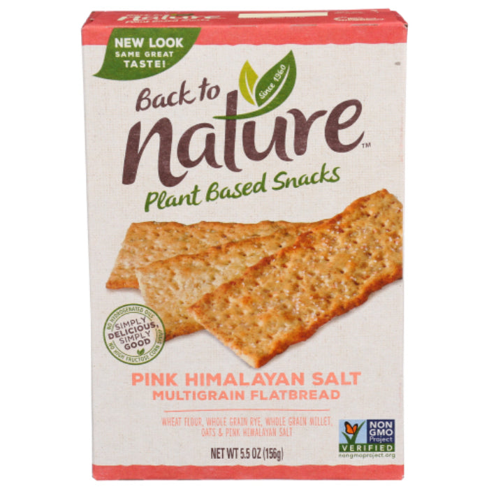 Back To Nature - Pink Himalayan Salt Flatbread, 5.5 oz