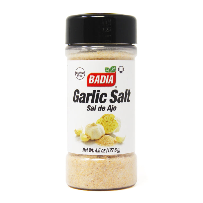 Badia - Garlic Salt, 4.5 oz - Pack of 8