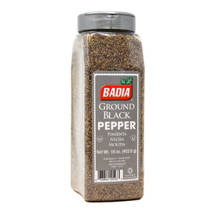 Badia - Pepper Black Ground, 16 Oz - Pack of 6