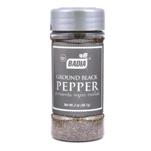 Badia - Pepper Black Ground, 2 Oz - Pack of 8