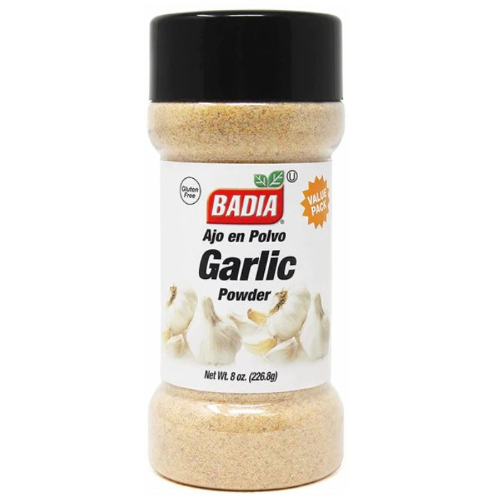 Badia - Seasoning Garlic Powder, 8 Oz - Pack of 12