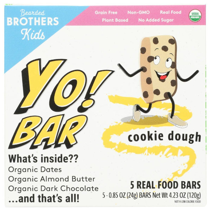 Bearded Brothers - Bar Cookie Dough, 4.23 oz - Pack of 6