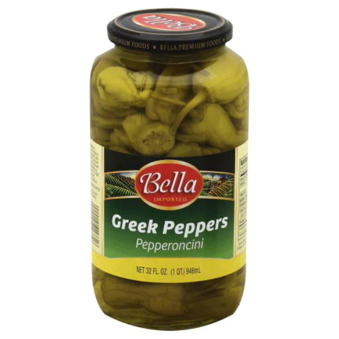 Bella - Pepper Salad Pepperoncini, 32 Oz - Pack of 6