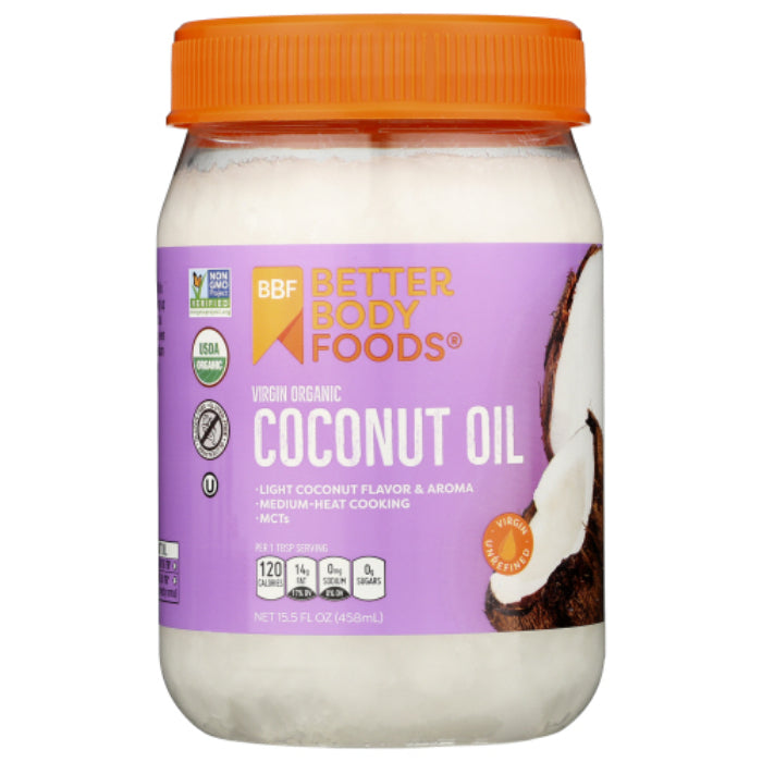 BetterBody - Oil Coconut Extra Virgin, 15.5 oz - Pack of 6