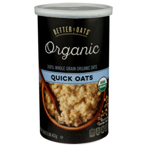 Better Oats - Quick Rolled Oats Organic, 16 oz - Pack of 12