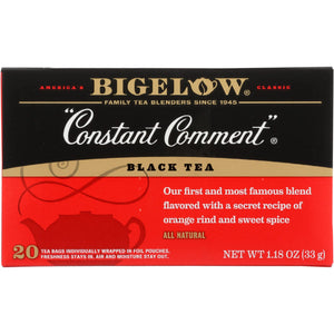 Bigelow - Tea Constant Comment 20 Bags, 1.18 OZ (Pack of 6)