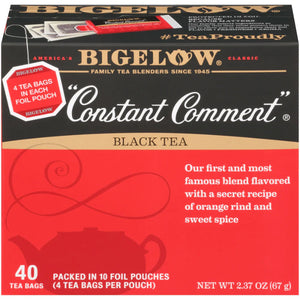 Bigelow - Tea Constant Comment, 40 Bags, 2.37 OZ - Pack Of 6