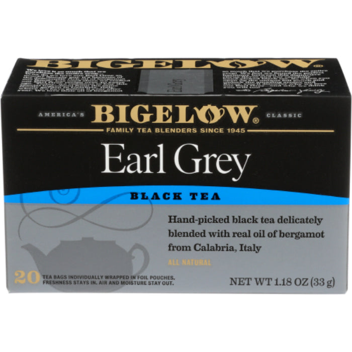 Bigelow - Tea Earl Grey 20 Bags, 1.18 OZ (Pack of 6)