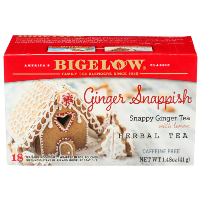 Bigelow Tea Ginger Snappish, 1.48 oz Pack of 6