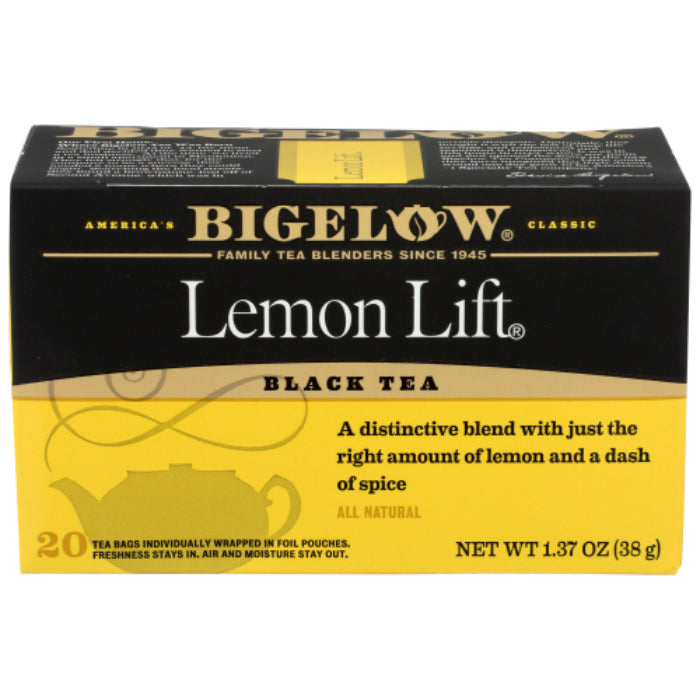 Bigelow - Tea Lemon Lift, 20 Bags, 1.37 oz - Pack of 6