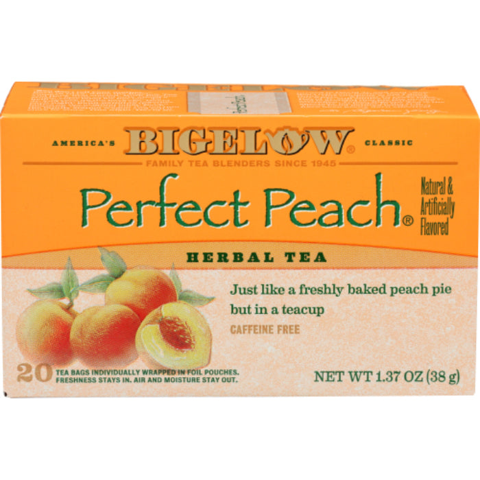 Bigelow - Tea Perfect Peach, 20 Bags, 1.37 oz - Pack of 6