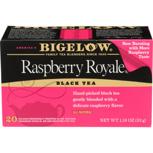 Bigelow - Tea Raspberry Royale 20 Bags, 1.18 oz (Pack of 6)