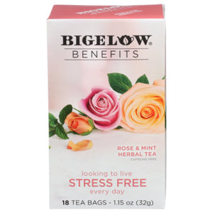 Bigelow - Tea Rose and Mint, 1.15 oz (Pack of 6)