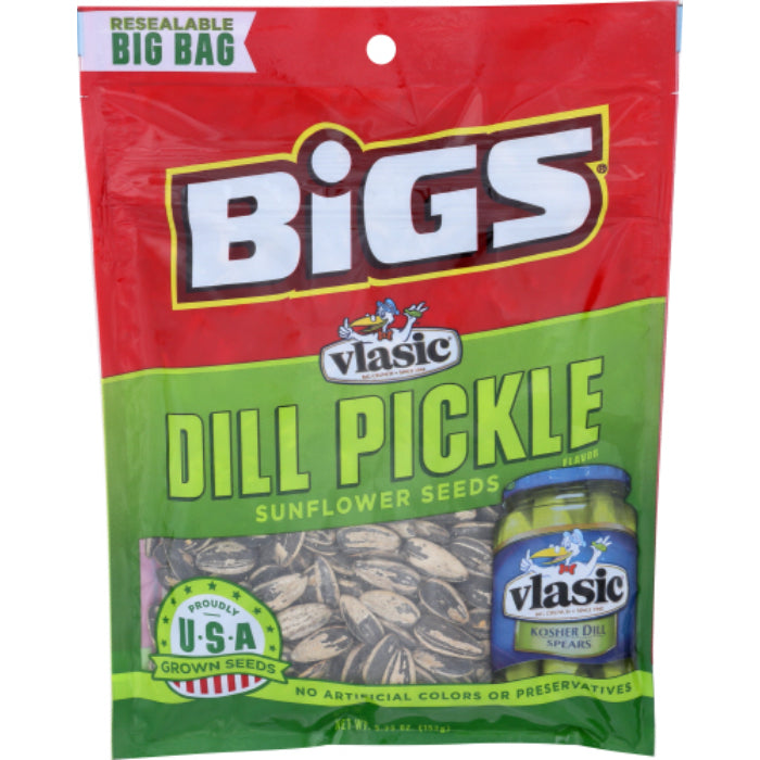 BIGS - Seed Sunflower Dill Pickle Vlasic, 5.35 Oz (Pack of 8)