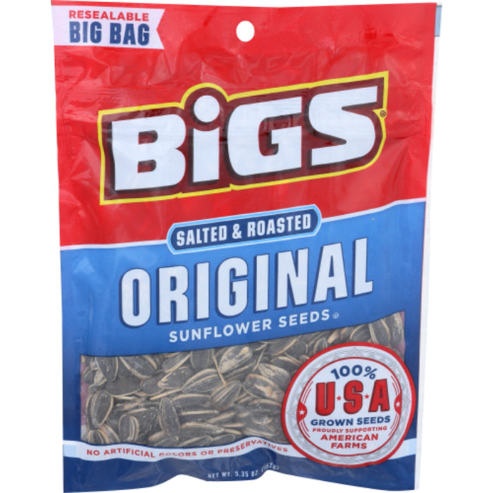 Bigs - Sunflower Seeds - Salt & Roasted, 5.35oz (Pack of 8)