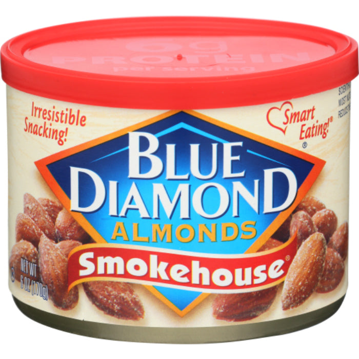 Blue Diamond - Almond Smoked Tins, 6 oz (Pack of 12)