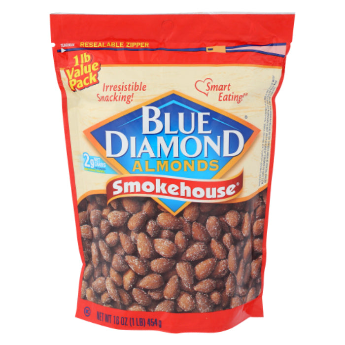 Blue Diamond - Almond Smokehouse, 16 oz (Pack of 6)