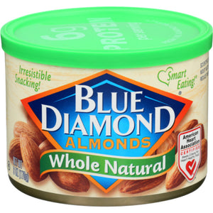 Blue Diamond - Almond Whole Natural Tins, 6 oz - Pack of 12