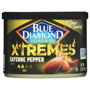 Blue Diamond - Almond Xtremes Cayenne, 6 oz - Pack of 12