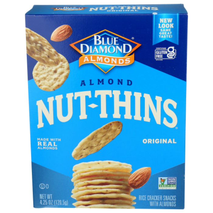 Blue Diamond - Cracker Nut Thin Almond, 4.25 oz - Pack of 12